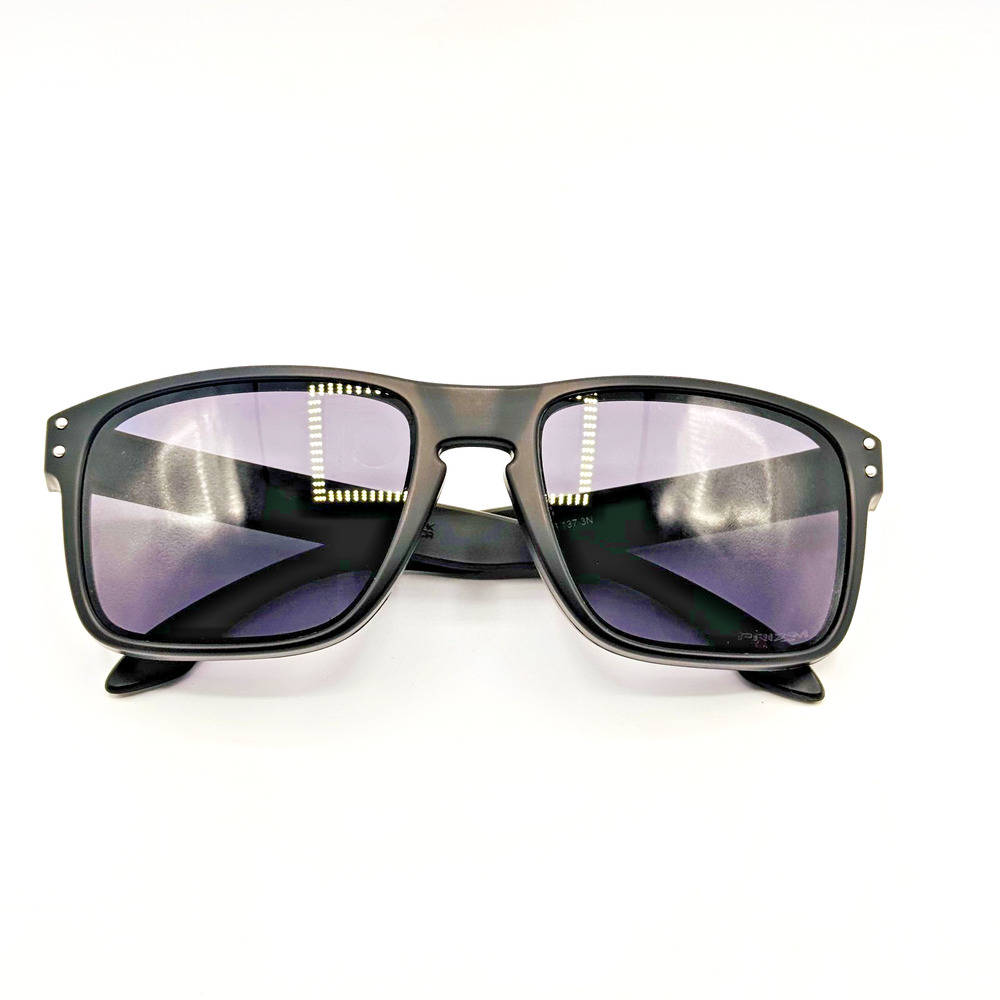 Oakley Sunglasses Holbrook Matte Black Frame Prizm Grey Lens OO9102-E8 NEW